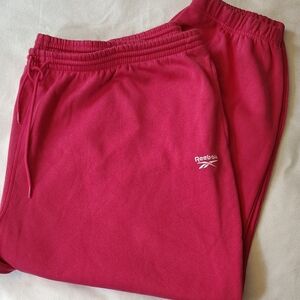 Reebok Jogger Pants Pink Color Tie Waist Size 4X NWOT